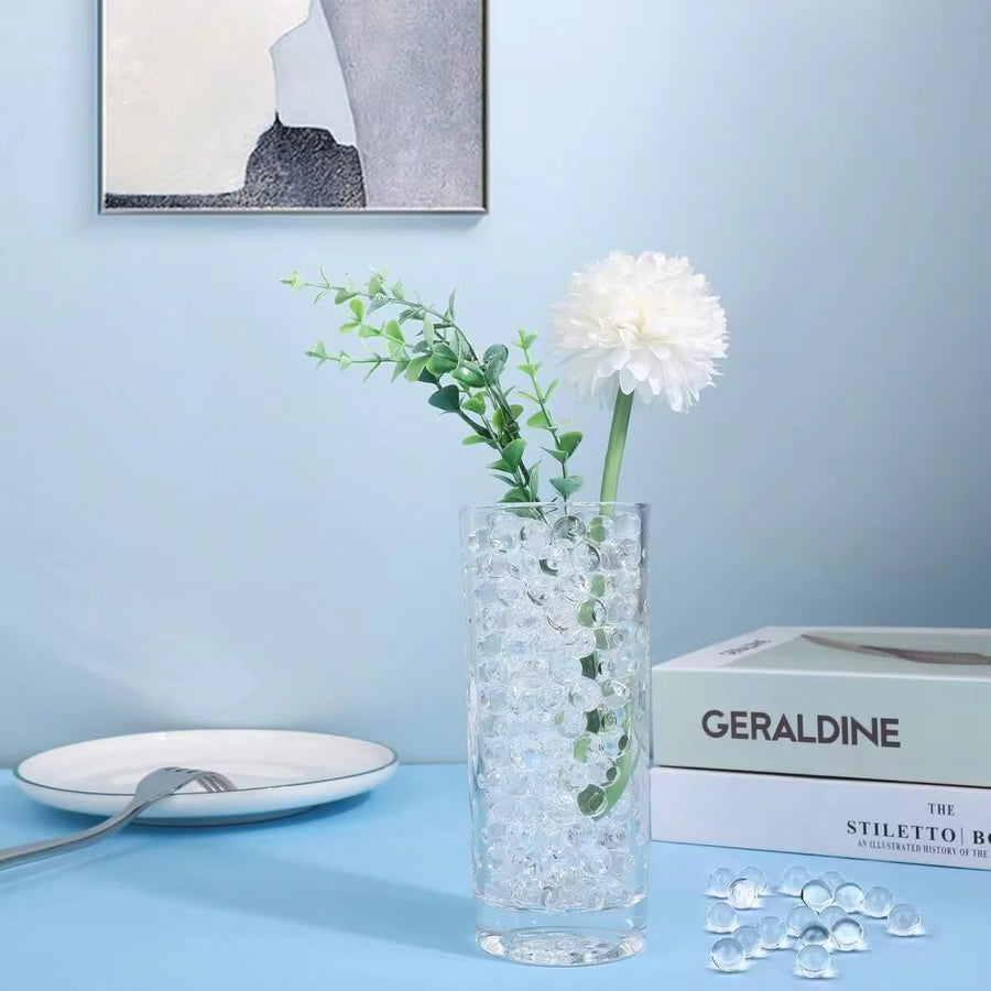 110,000 Pcs Water Gel Beads For Vase, Transparent Water Beads, Water Gel Beads For Vase Filler, Vase Filler For Candle, Wedding Centerpiece, Floral Arrangement, Home Decorations, Christmas Decorations